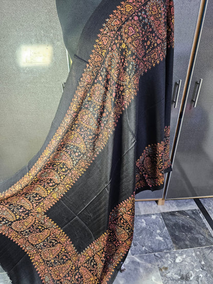 Kashmiri hand-made mini/half shawl