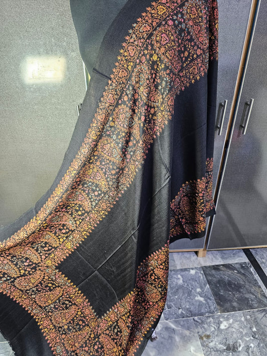 Kashmiri hand-made mini/half shawl