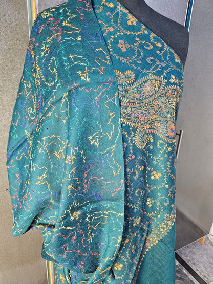 Kashmiri hand-made mini/half shawl