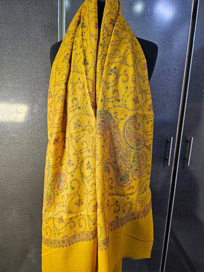 Kashmiri hand-made mini/half shawl