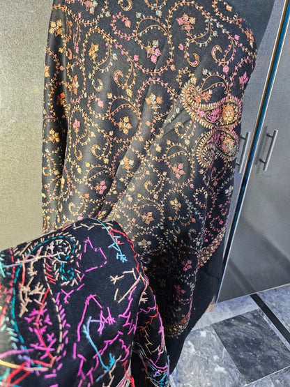 Kashmiri hand-made mini/half shawl