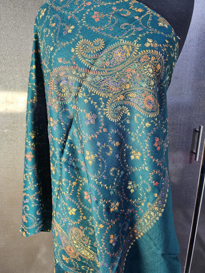Kashmiri hand-made mini/half shawl