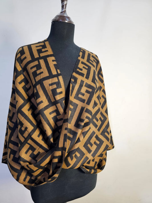 Fendi Reversible Mini Shawl
