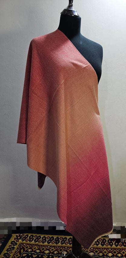 Multi Tone Wool Mini Shawl