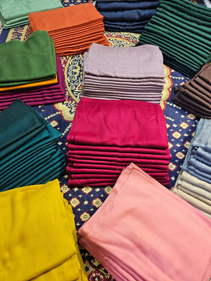 2pcs Pashmina Plain