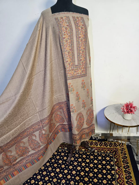 Kani Unstitched Pashmina 3pc Suit