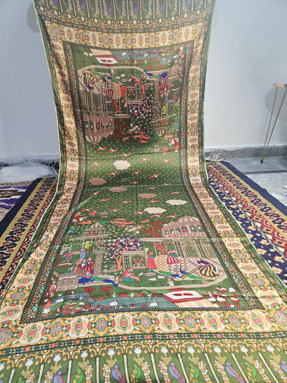 Shikargah and Darbari silk dubata