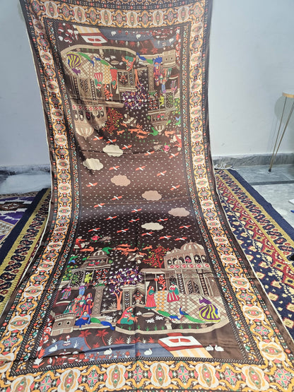 Shikargah and Darbari silk dubata