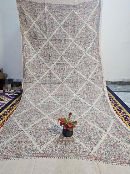 Kashmiri Hand-Made Shawl (Jaal Design)