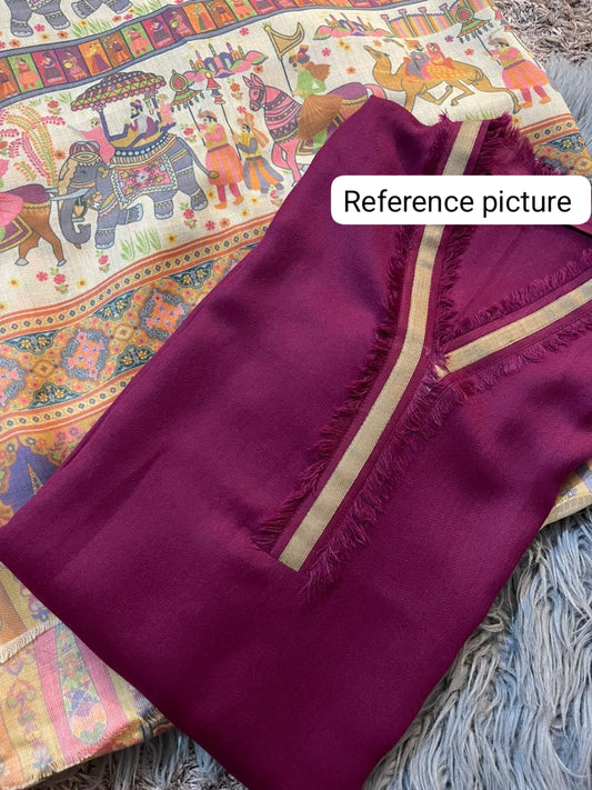 Printed kalamkar bigshawl