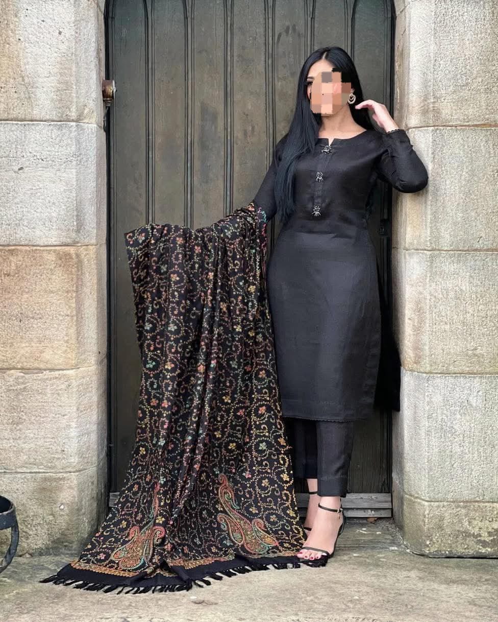 3pc Unstitched Kashmiri Suits