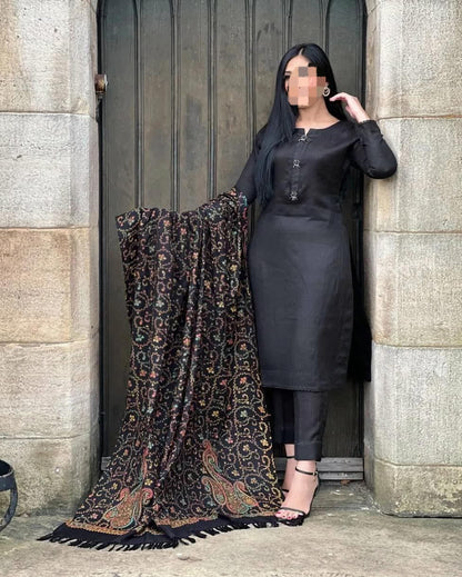 3pc Unstitched Kashmiri Suits