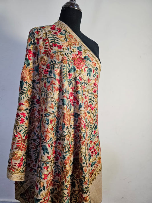 Gulabkar (Aari) Mini Shawl