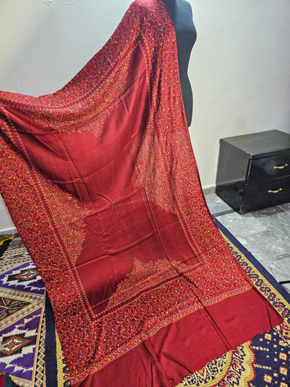 Kashmiri Hand-Made Shawl (Taj Design)