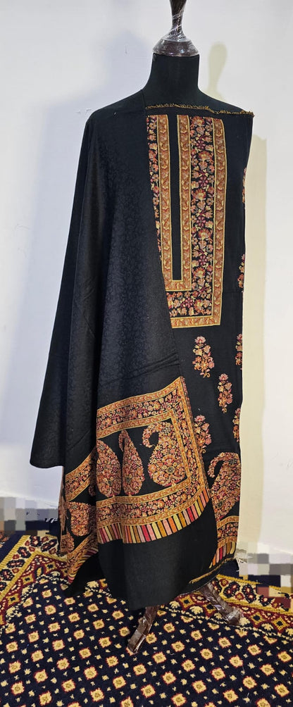 Kani Unstitched Pashmina 3pc Suit