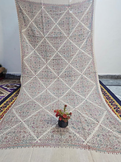 Kashmiri Hand-Made Shawl (Jaal Design)